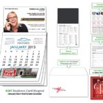 Business Card Magnet Calendar